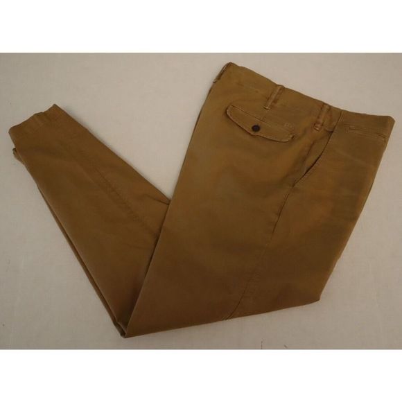 American Eagle Men's 34x32 Khaki Original Straight Ne(x)t Level Flex Pants - Picture 5 of 8